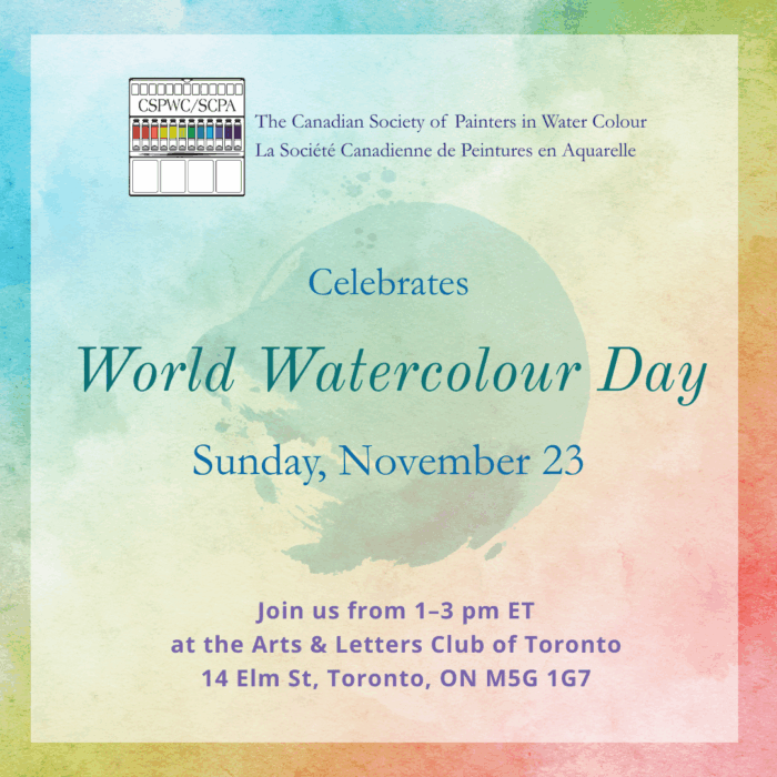 World Watercolour Day (1080 x 1080 px)