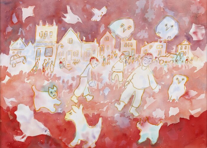 Diploma Collection - Mitchell Janet, 1966, Strawberry Street 1990 54.5x73cm
