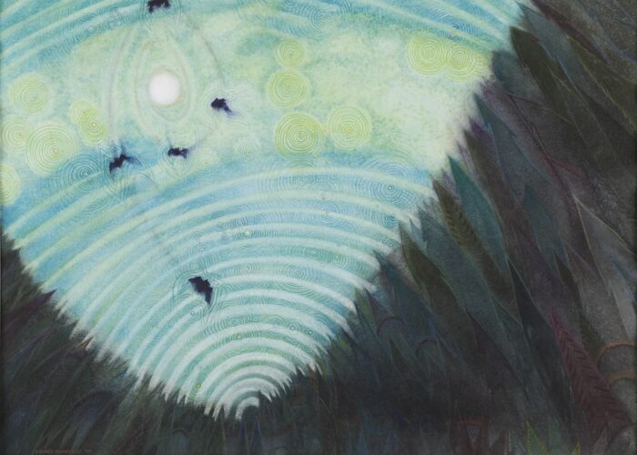 Diploma Collection - Shawcross Edward, 1992, Swimming in the Milky Way 57.7x72.3cm