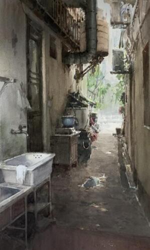The Aisle of the Old Residential Area, Wenqing He, China, Non-Member, 21x15